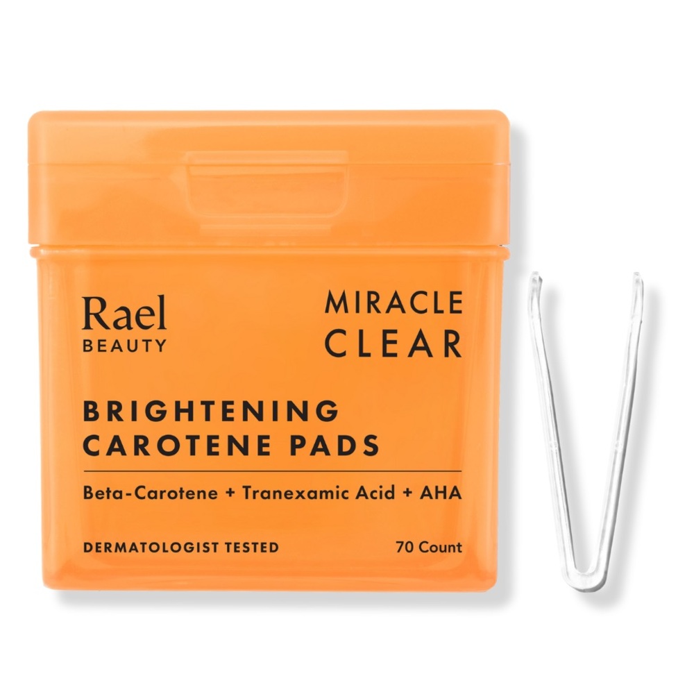 Rael Beauty Miracle Clear Brightening Carotene Pads. NEW! 70 Count.